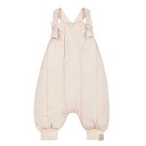 NWT OMAMIMINI Baby Quilted Dungarees - Beige - 6-12months